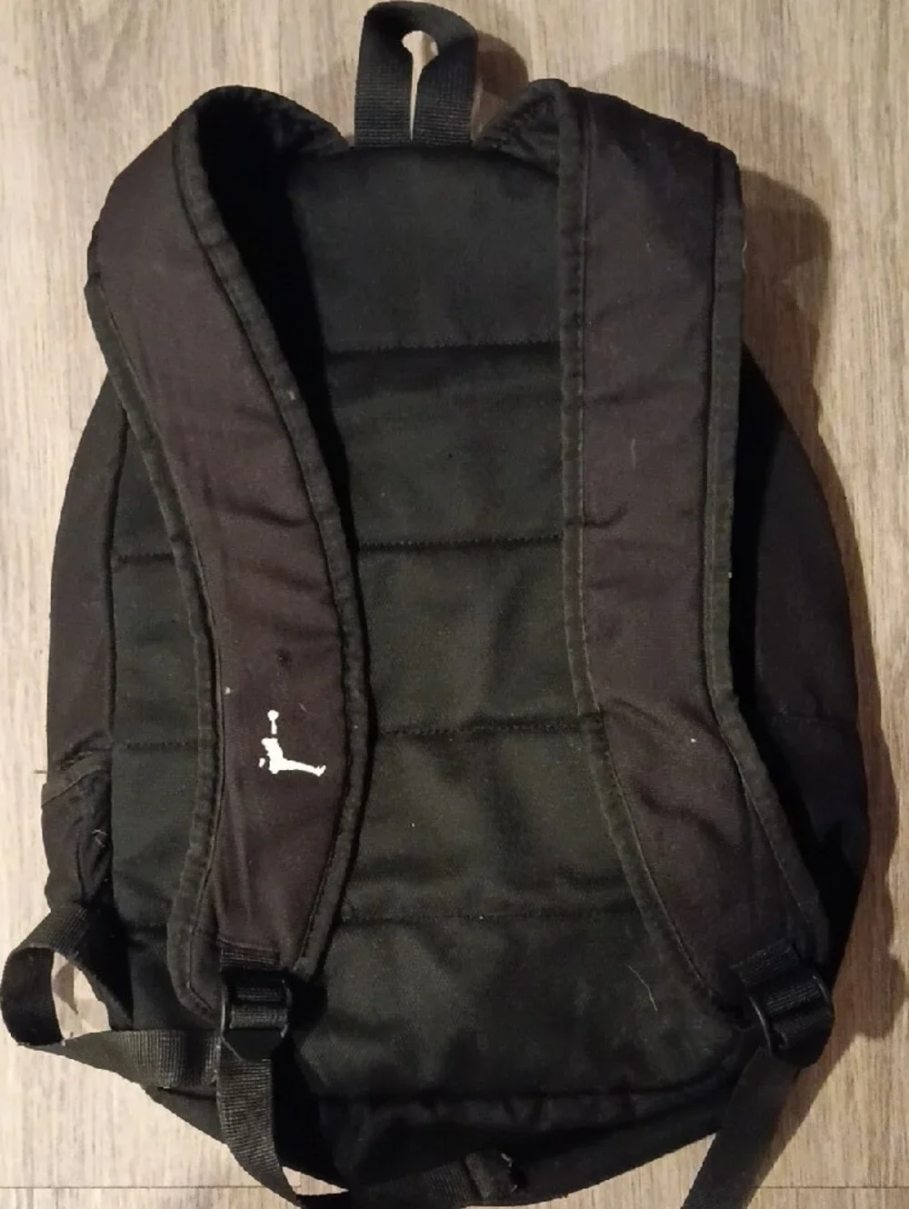 Nike Black Backpack with White Logo - Men's Everyday Pack
